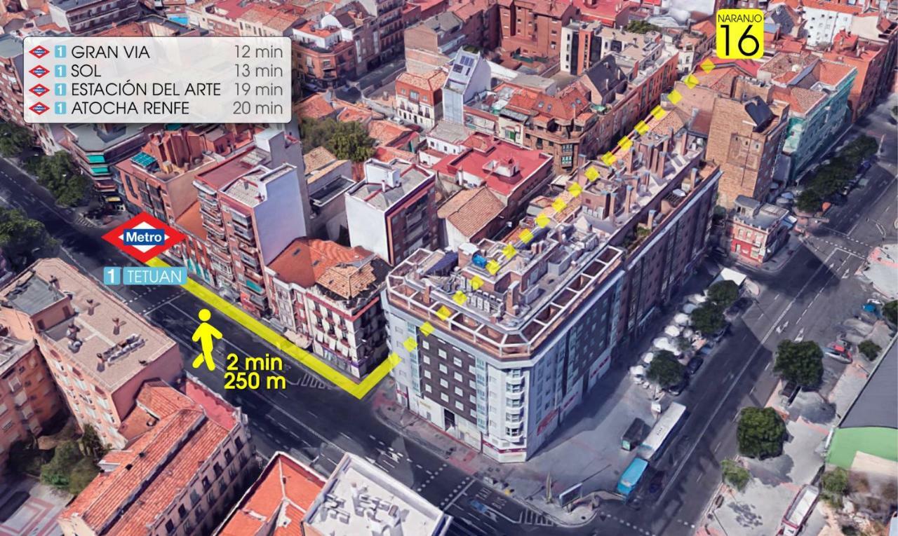 Apartamento Casa Moderna Con Terraza Chill Out - Estadio Bernabeu Madri